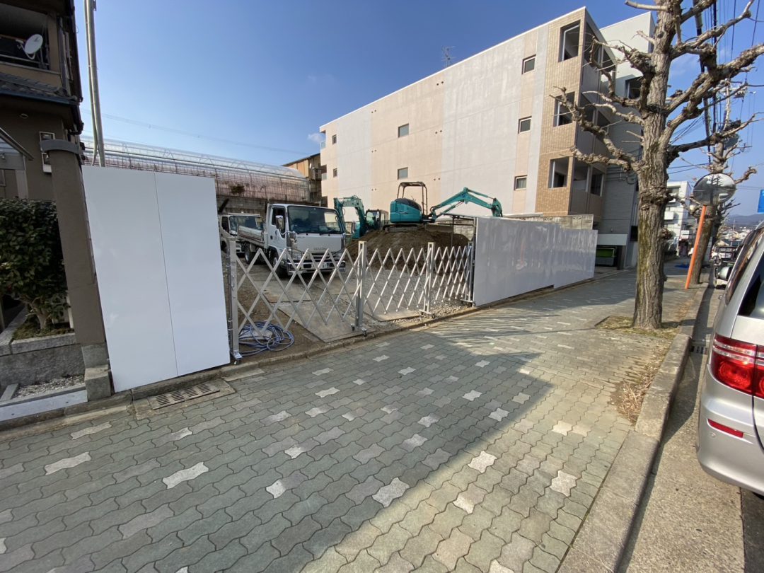 仮囲い仮設工事