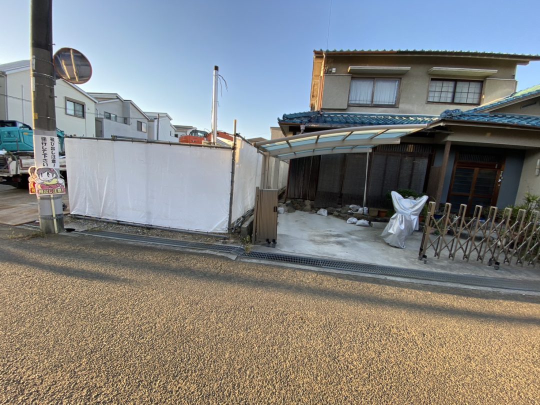 仮囲い仮設工事